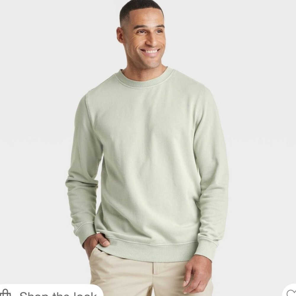 Target Mens Sage Green Sweatshirts - Size XXL - $25msrp